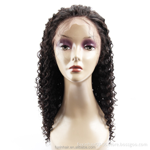 Perruque Yaki Straight Thin Skin Transparent Full Lace Wig Preplucked Swiss Lace Frontal Malaysian Hair wig